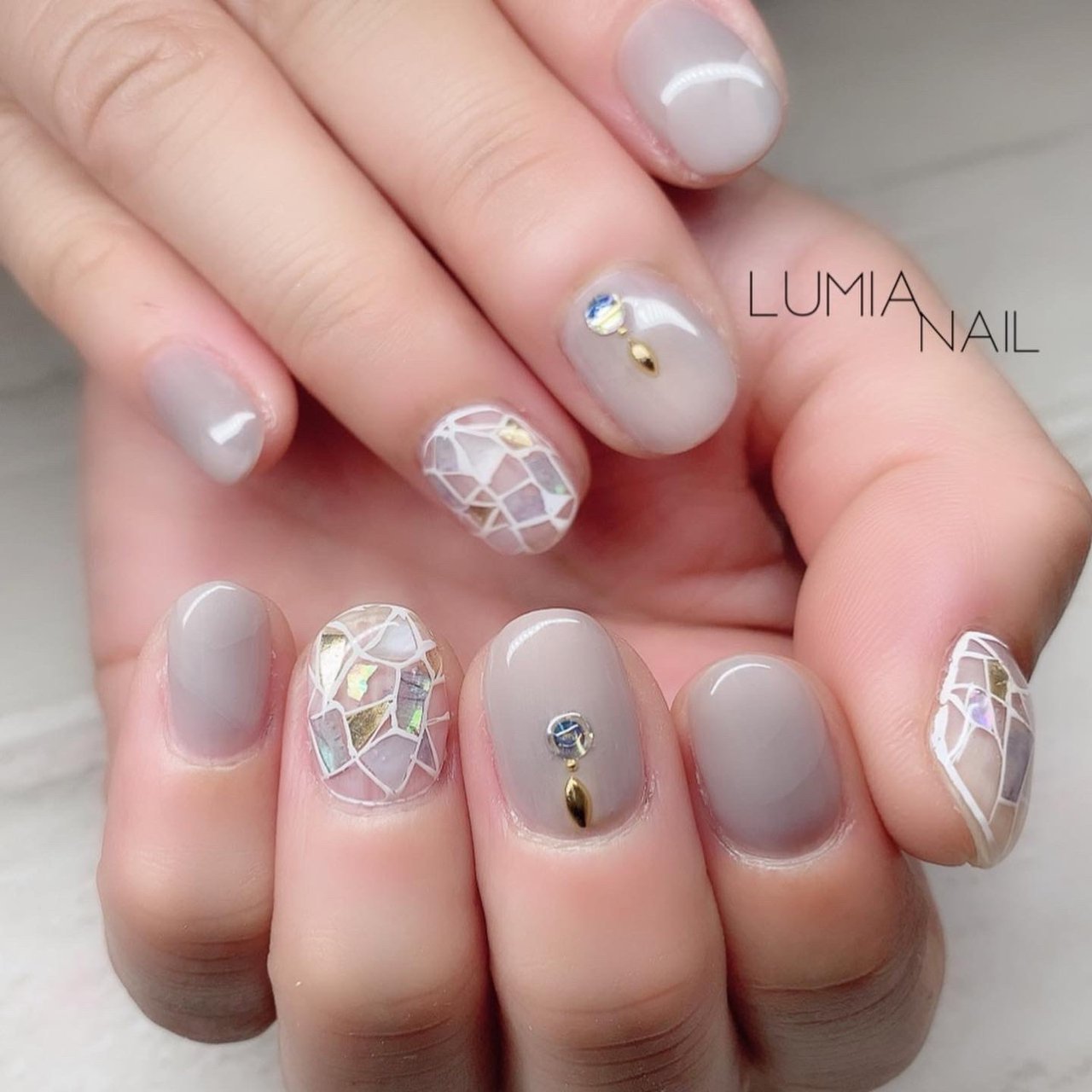 春 オールシーズン ハンド シンプル ワンカラー Lumia Nailのネイルデザイン No ネイルブック