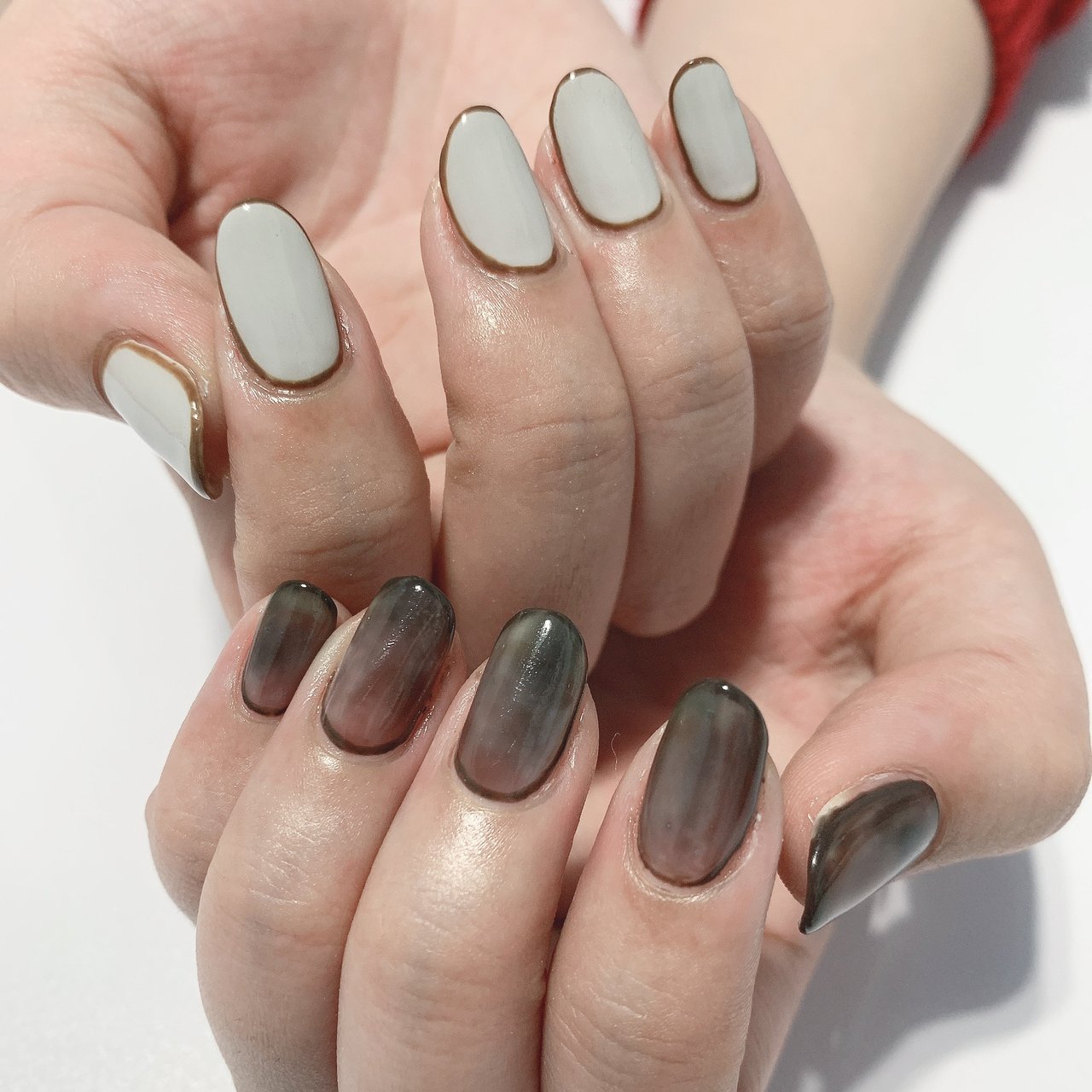 オールシーズン オフィス 女子会 ハンド シンプル Hair Nail Salon Rassurerのネイルデザイン No ネイル ブック