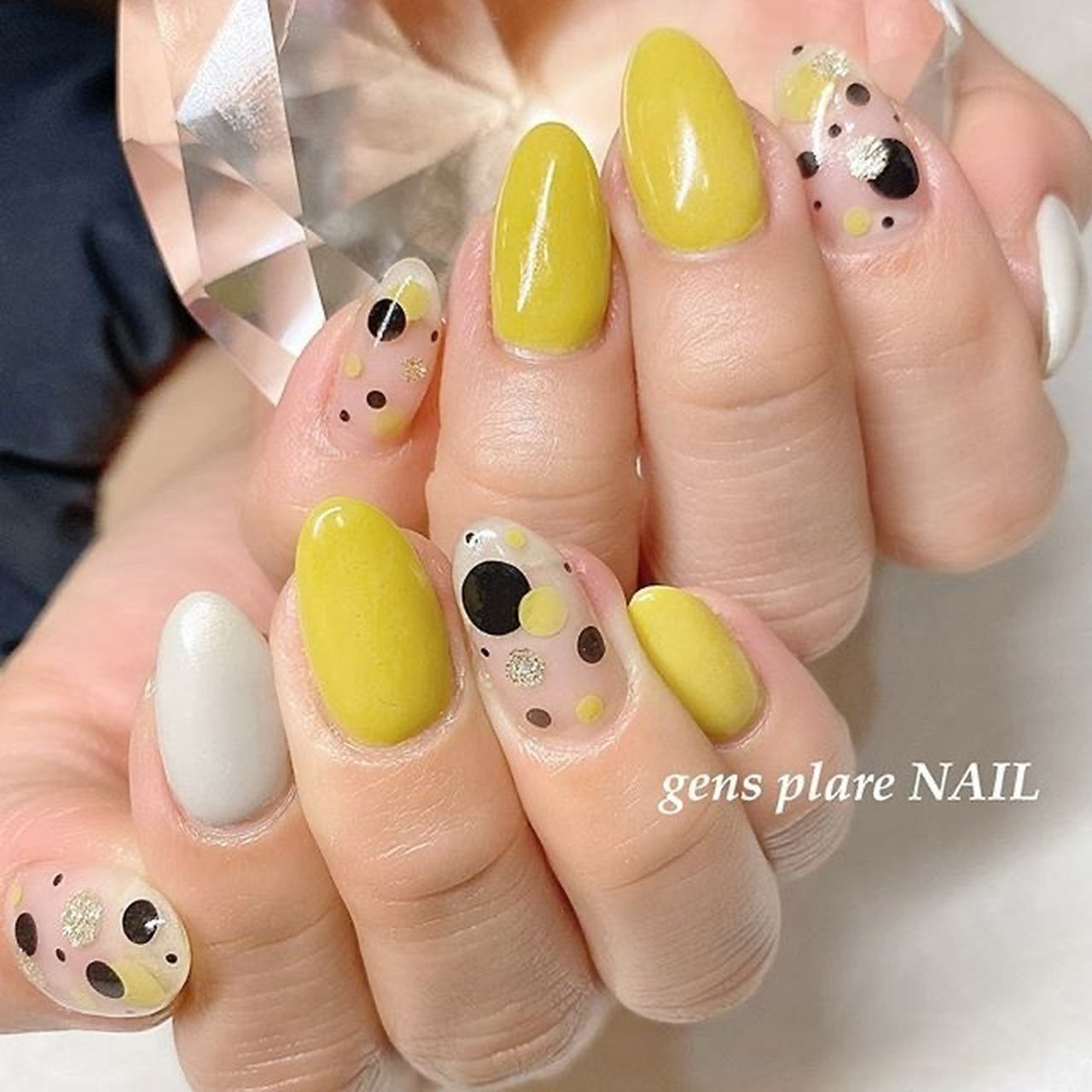 春 夏 ハンド シンプル ドット Gpnail Sayakaのネイルデザイン No ネイルブック