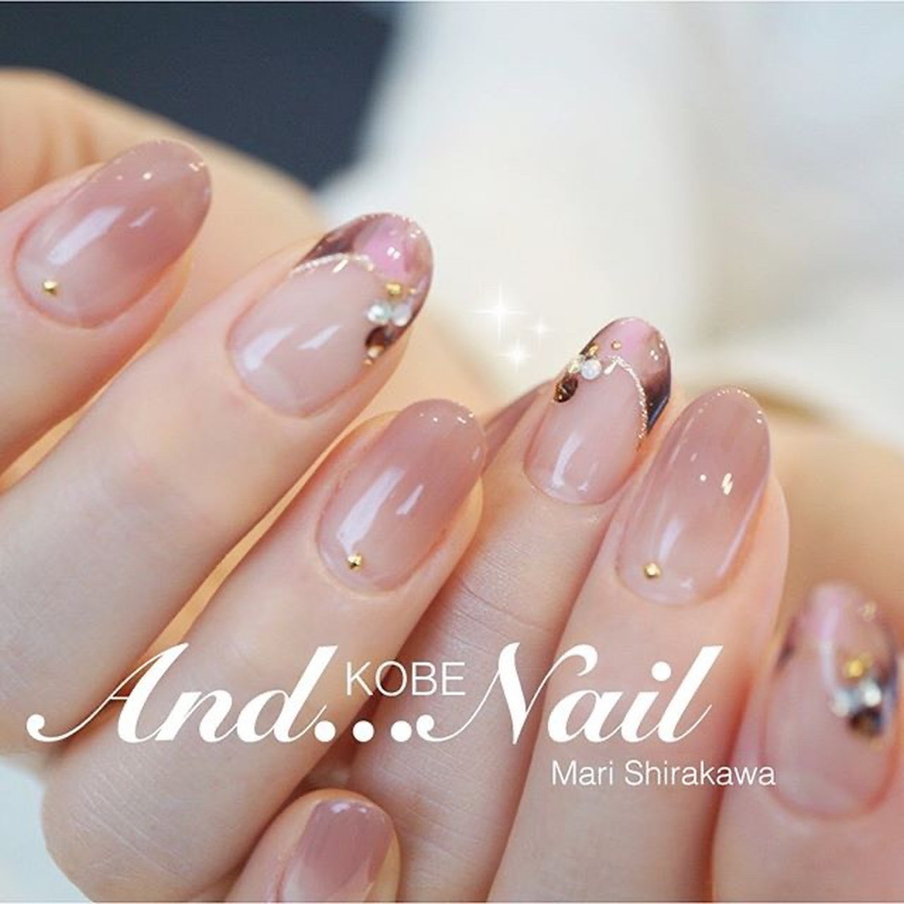 春 夏 バレンタイン オフィス ハンド 白川麻里 神戸アンドネイルのネイルデザイン No ネイルブック