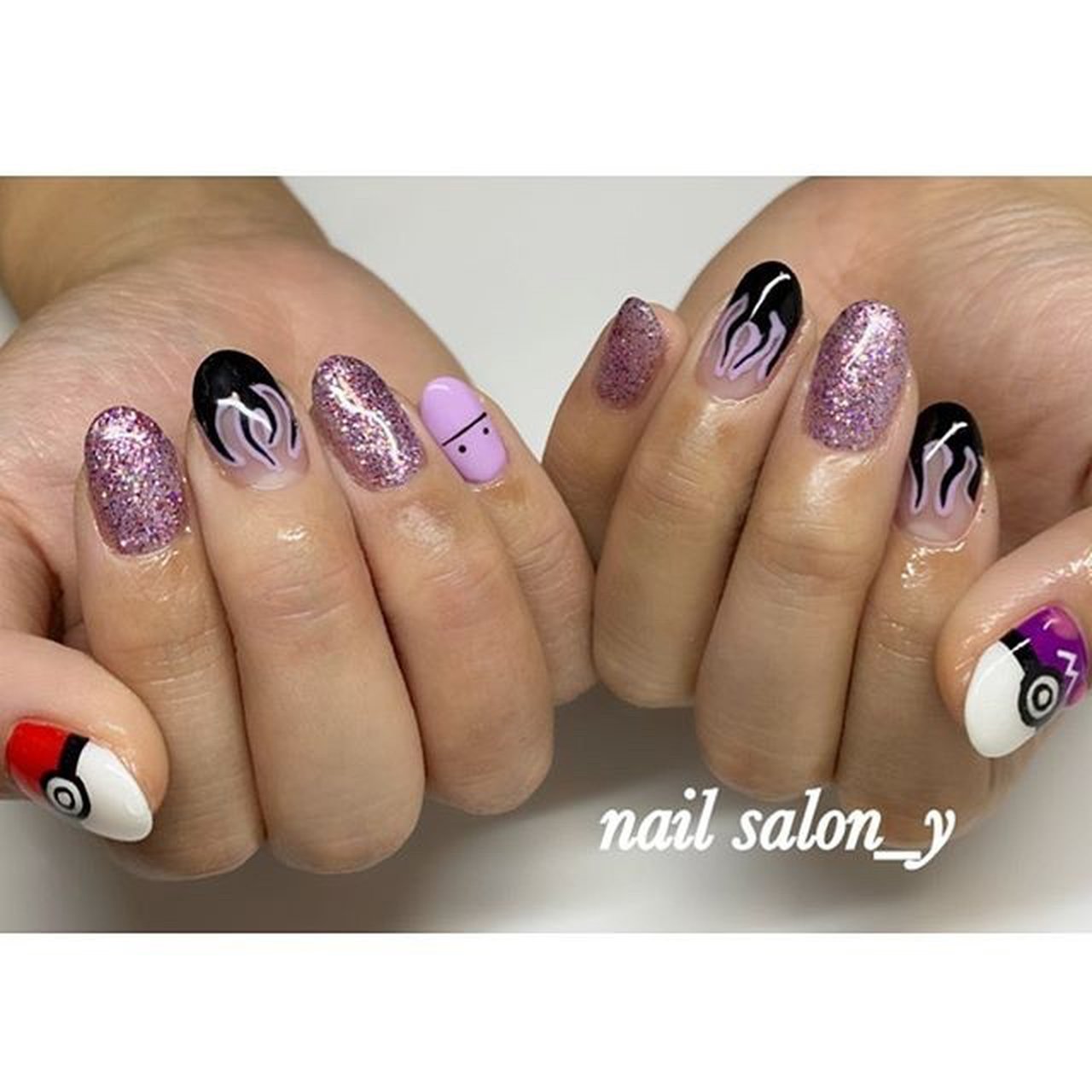 オールシーズン ライブ ハンド ラメ 痛ネイル Nailsalon Yのネイルデザイン No ネイルブック