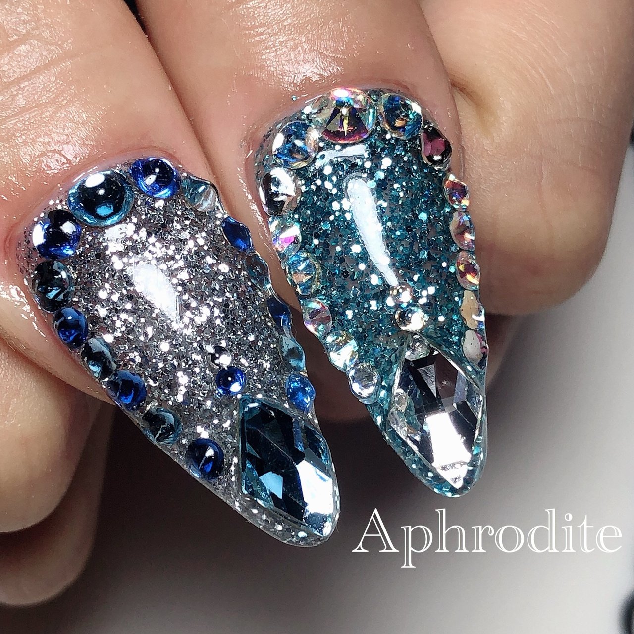 夏 オールシーズン 梅雨 海 ハンド Hikaru Nailのネイルデザイン No ネイルブック