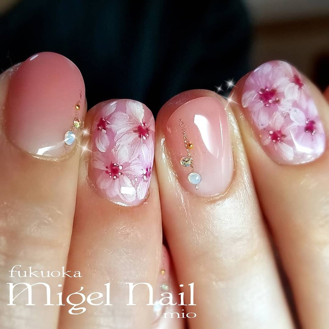 春 オフィス ブライダル パーティー ハンド Migel Nailのネイルデザイン No ネイルブック