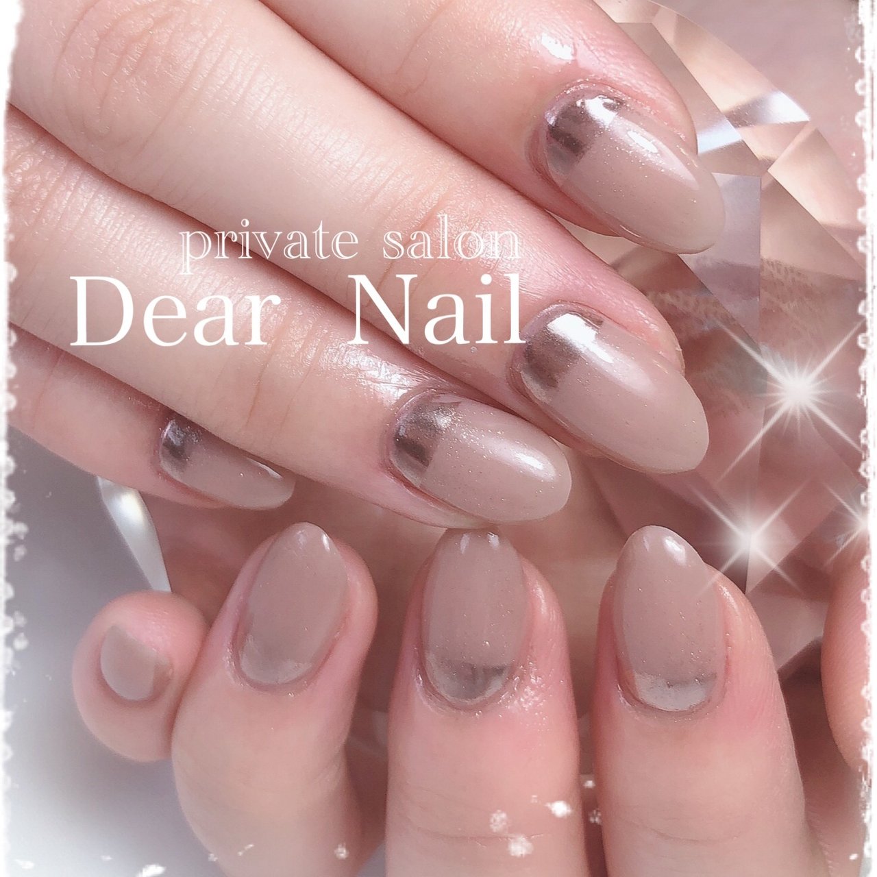 オールシーズン ハンド ワンカラー ミラー ミディアム Dearnail39のネイルデザイン No ネイルブック