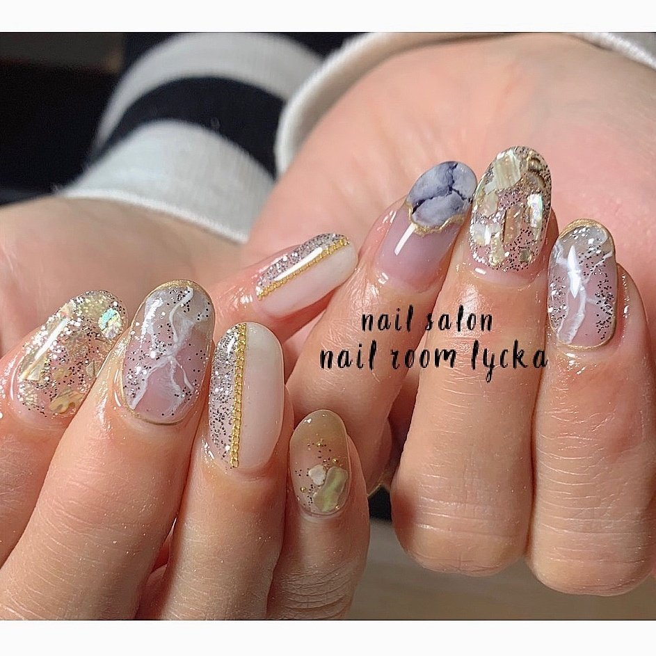 春 入学式 旅行 デート ハンド Nail Room Lycka ネイルルームリッカ のネイルデザイン No ネイルブック