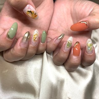 オーロラシートのネイルデザイン ネイルブック