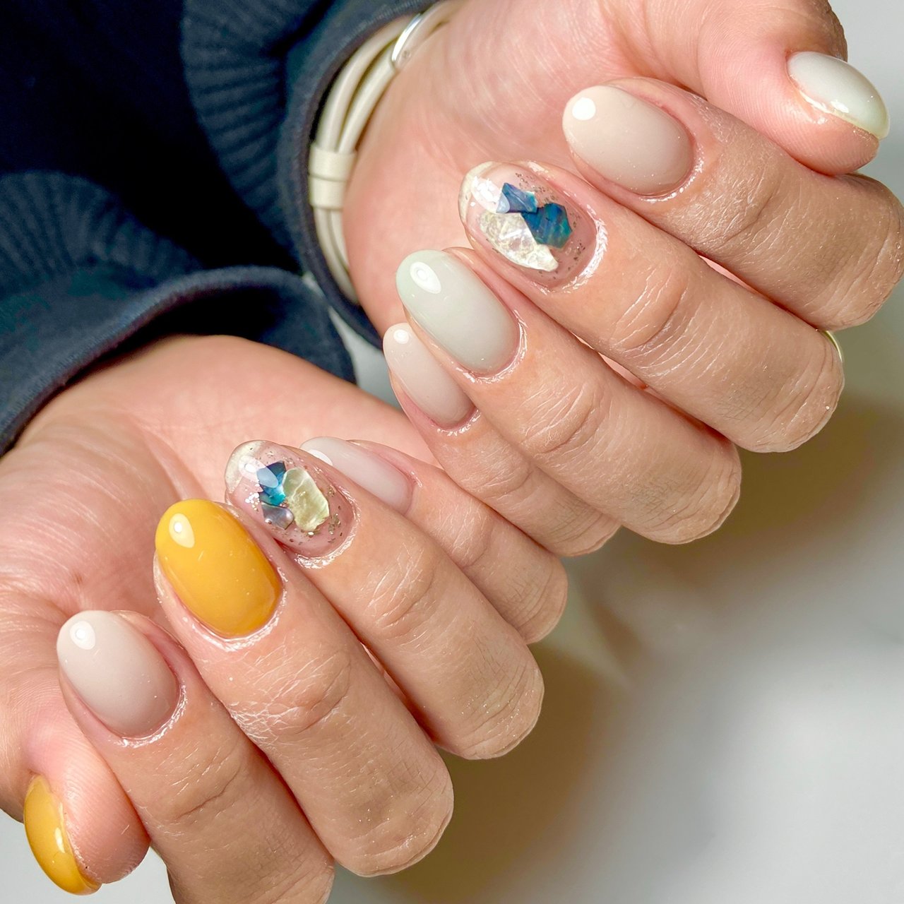 夏 秋 海 リゾート ハンド さやぷーのネイルデザイン No ネイルブック