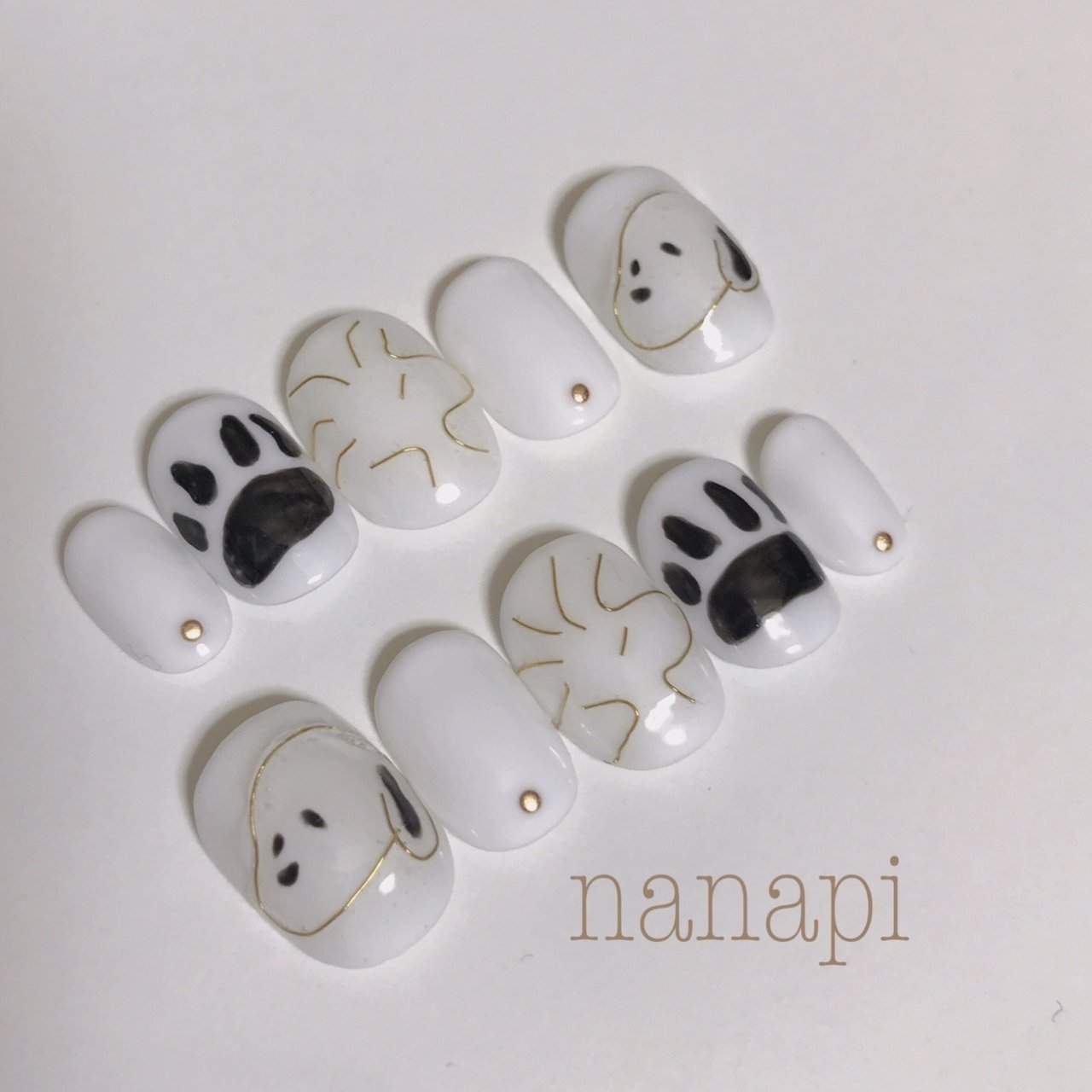 ホワイト ゴールド Nharucaのネイルデザイン No ネイルブック