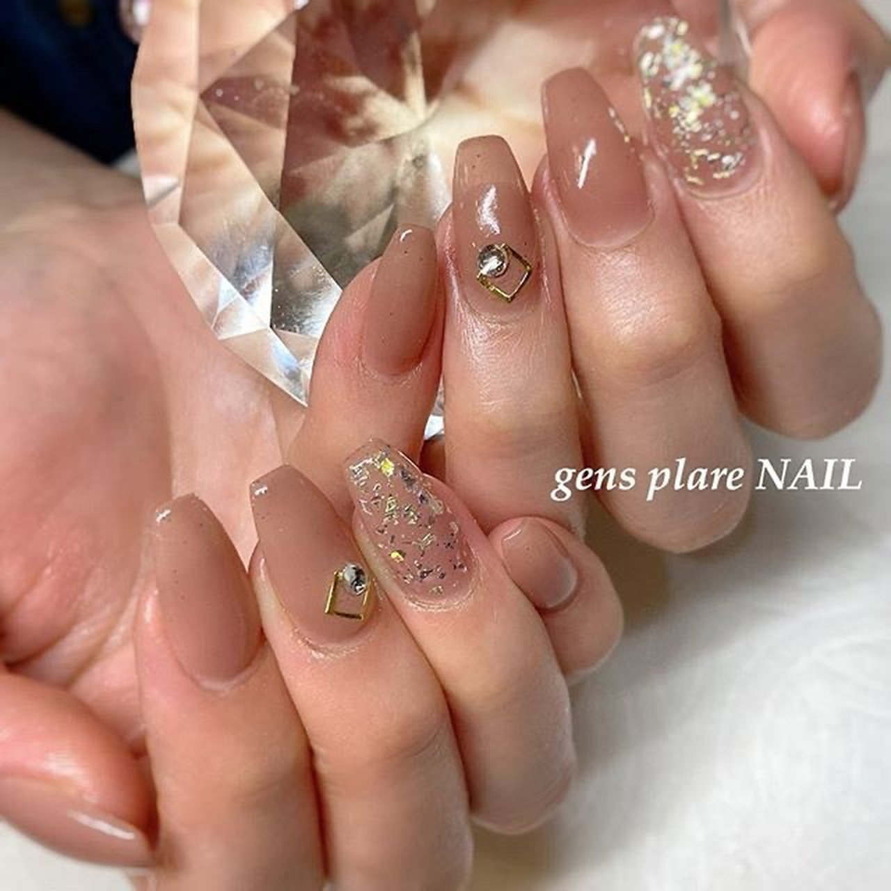 春 オールシーズン オフィス 女子会 ハンド Gpnail Sayakaのネイルデザイン No ネイルブック