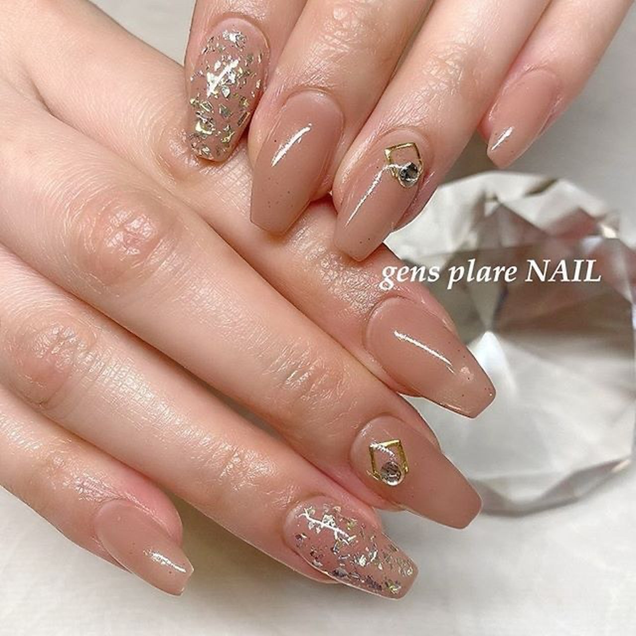 春 オールシーズン オフィス 女子会 ハンド Gpnail Sayakaのネイルデザイン No ネイルブック