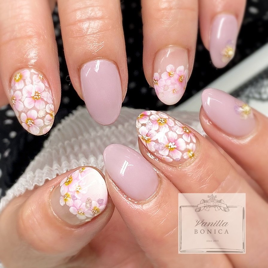 春 入学式 パーティー デート ハンド Nail Salon Vanilla Bonica バニラボニカ のネイルデザイン No ネイルブック