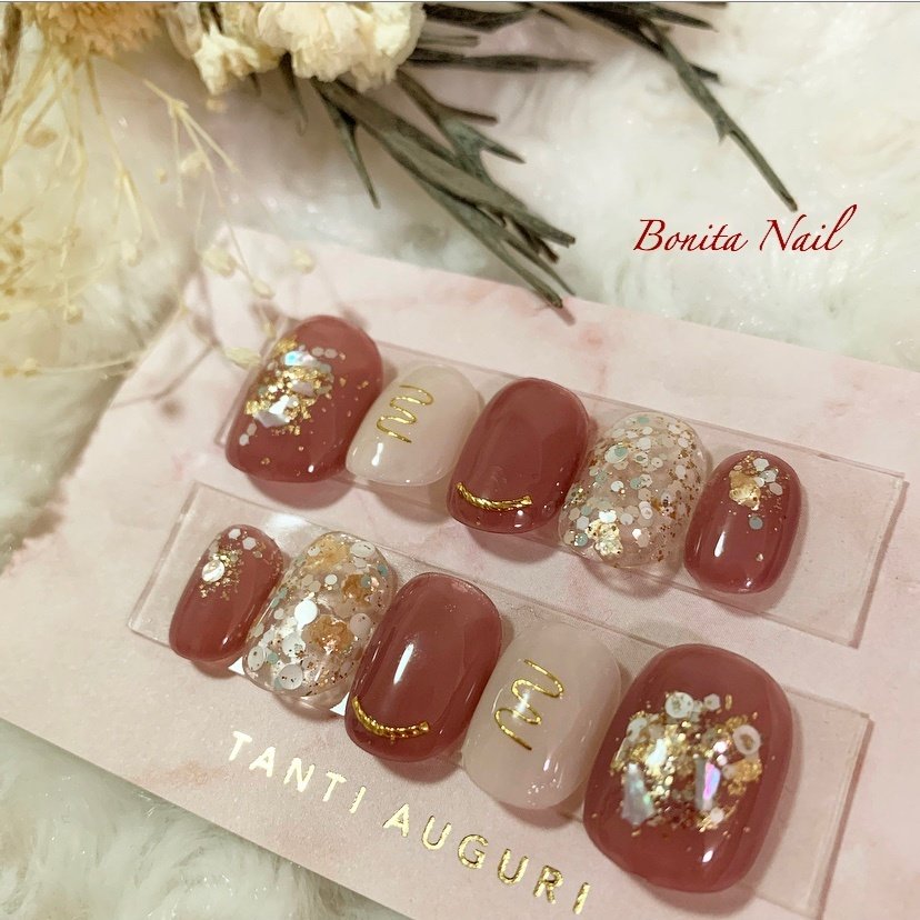 春 夏 オールシーズン ハンド シンプル Atelier Bonitaのネイルデザイン No ネイルブック