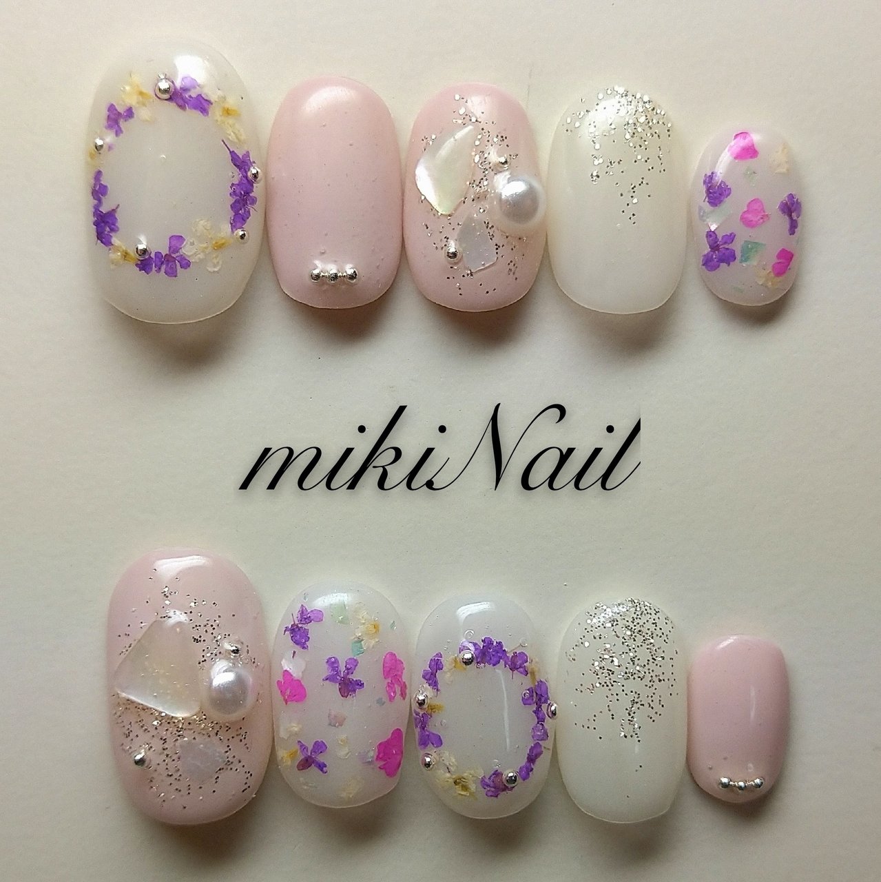 春 入学式 旅行 ブライダル ハンド ネイルチップ通販mikinail ﾟのネイルデザイン No ネイルブック