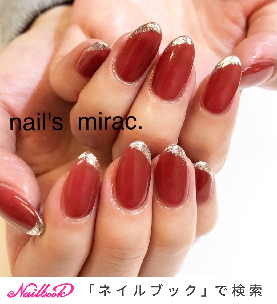 大人テラコッタネイルのネイルデザイン ネイルブック
