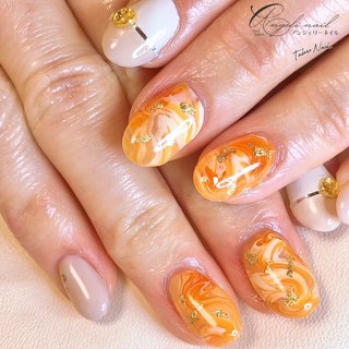 21年 新着順 はちみつ色のネイルデザイン ネイルブック