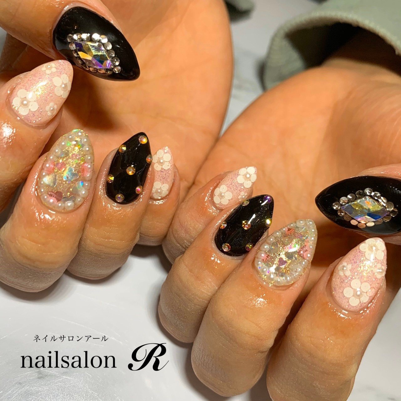 春 夏 デート 女子会 ハンド Nailsalon R 大垣のネイルデザイン No ネイルブック