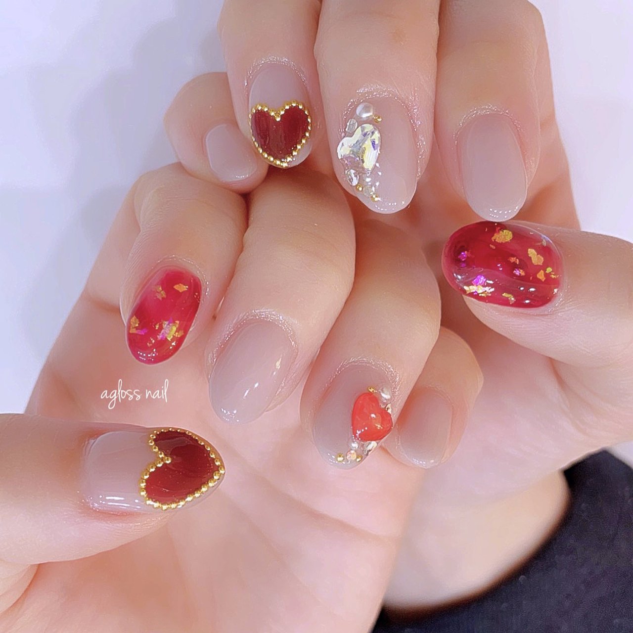 春 夏 秋 冬 ハンド Agloss Nailのネイルデザイン No ネイルブック