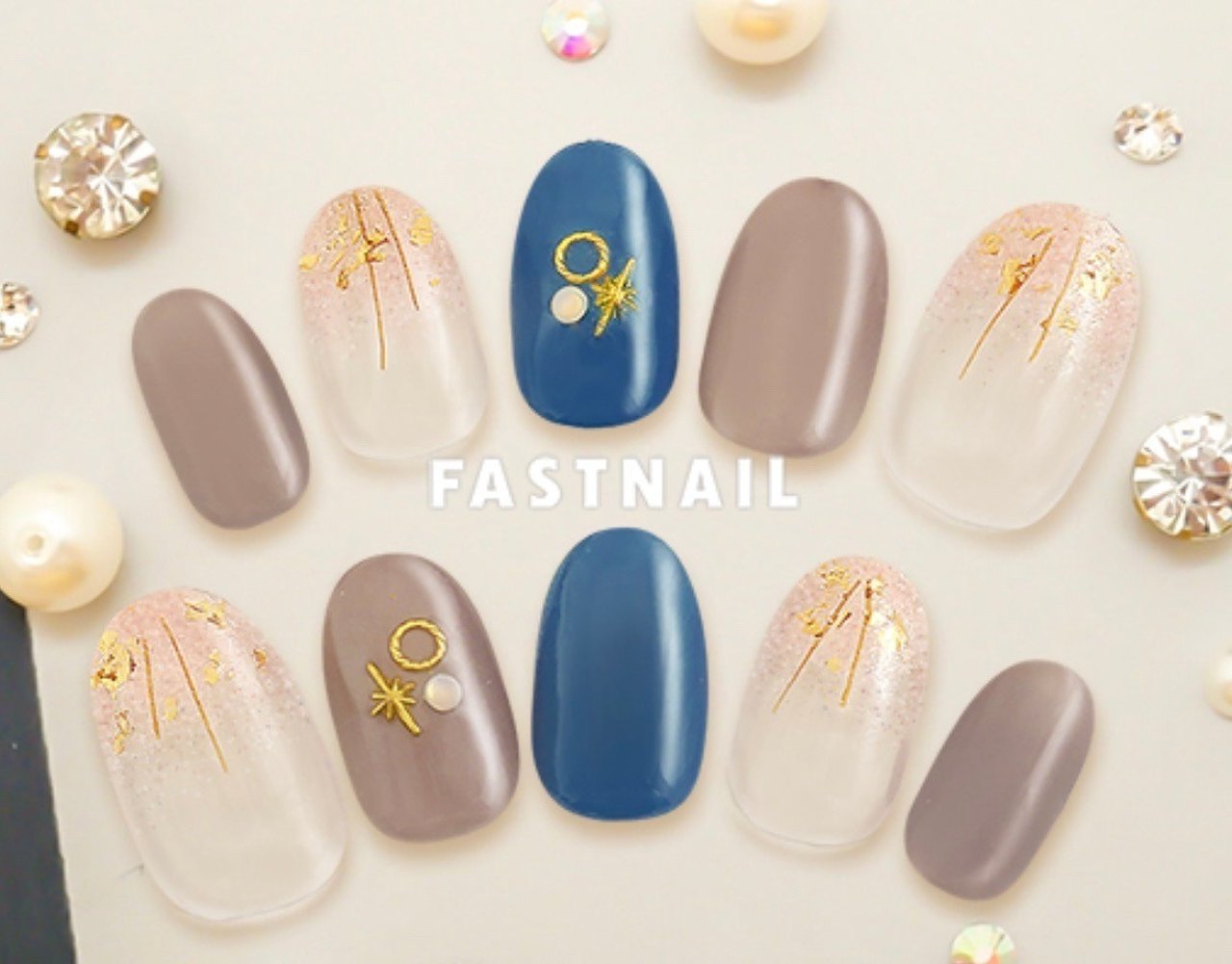 春 パーティー デート 女子会 ハンド Fast Nail ファストネイル のネイルデザイン No ネイルブック