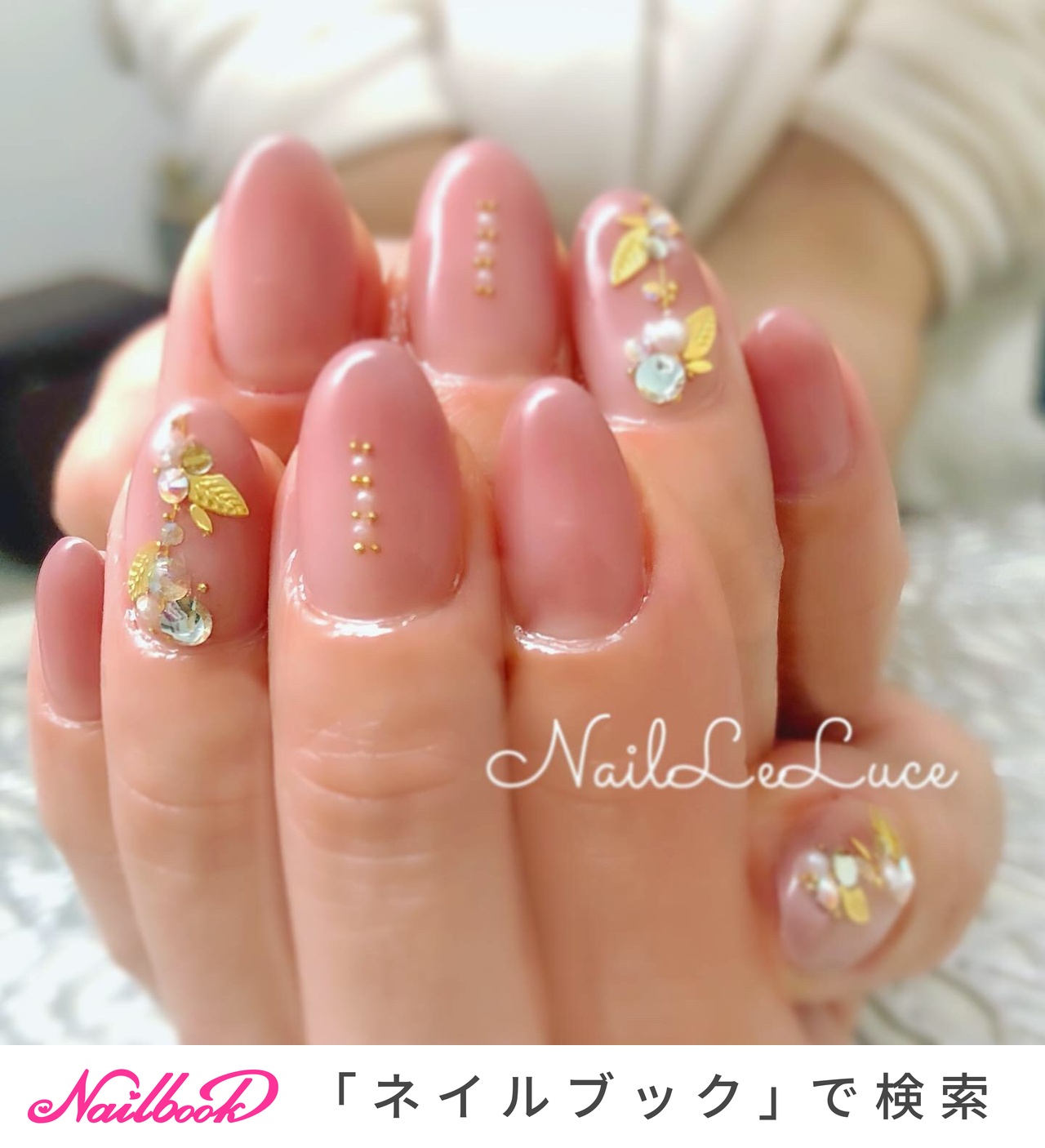 女っぽいネイルのネイルデザイン ネイルブック