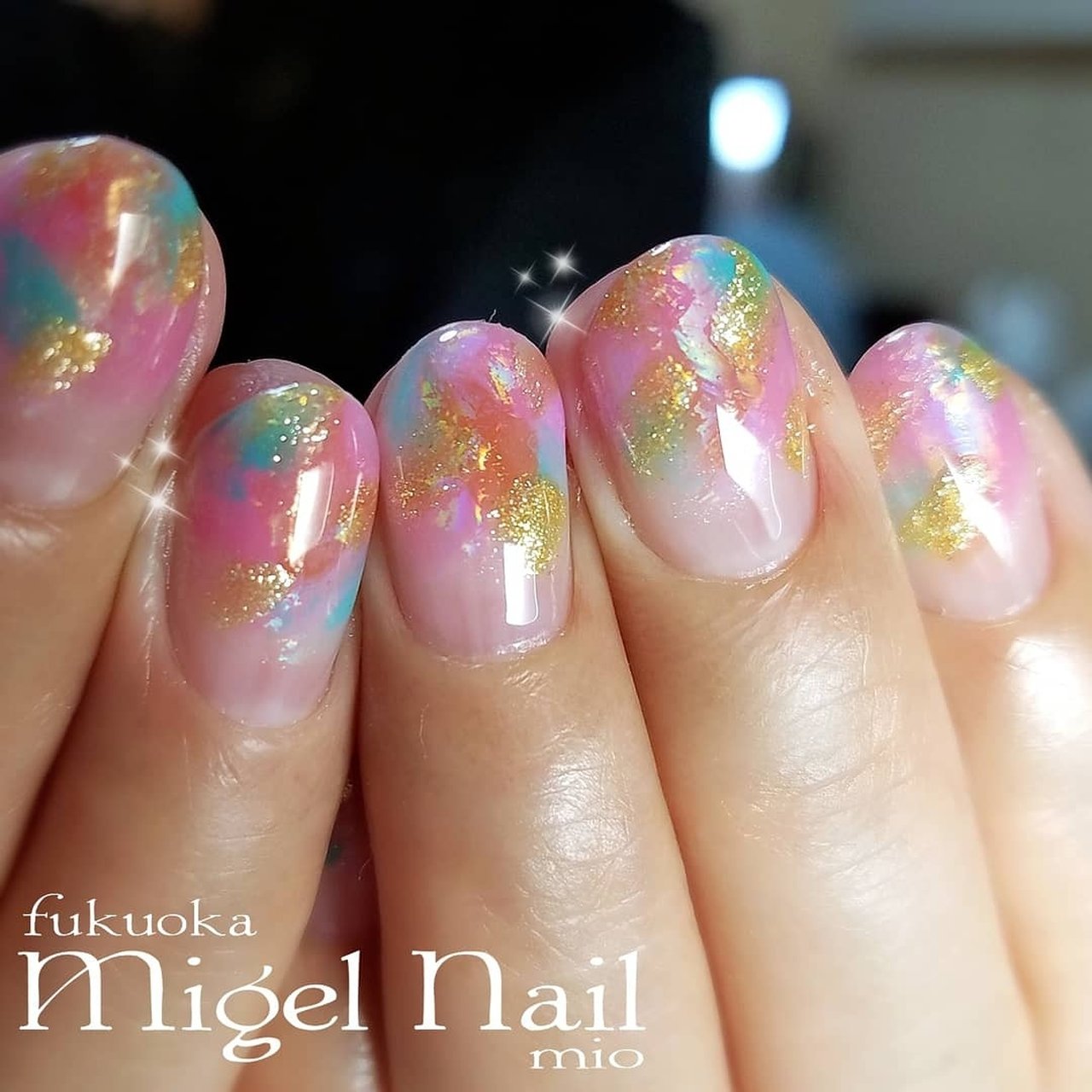 春 ブライダル パーティー グラデーション ラメ Migel Nailのネイルデザイン No ネイルブック