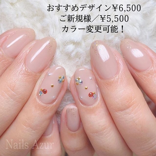 春 入学式 デート 女子会 ハンド Nailsazurjのネイルデザイン No ネイルブック