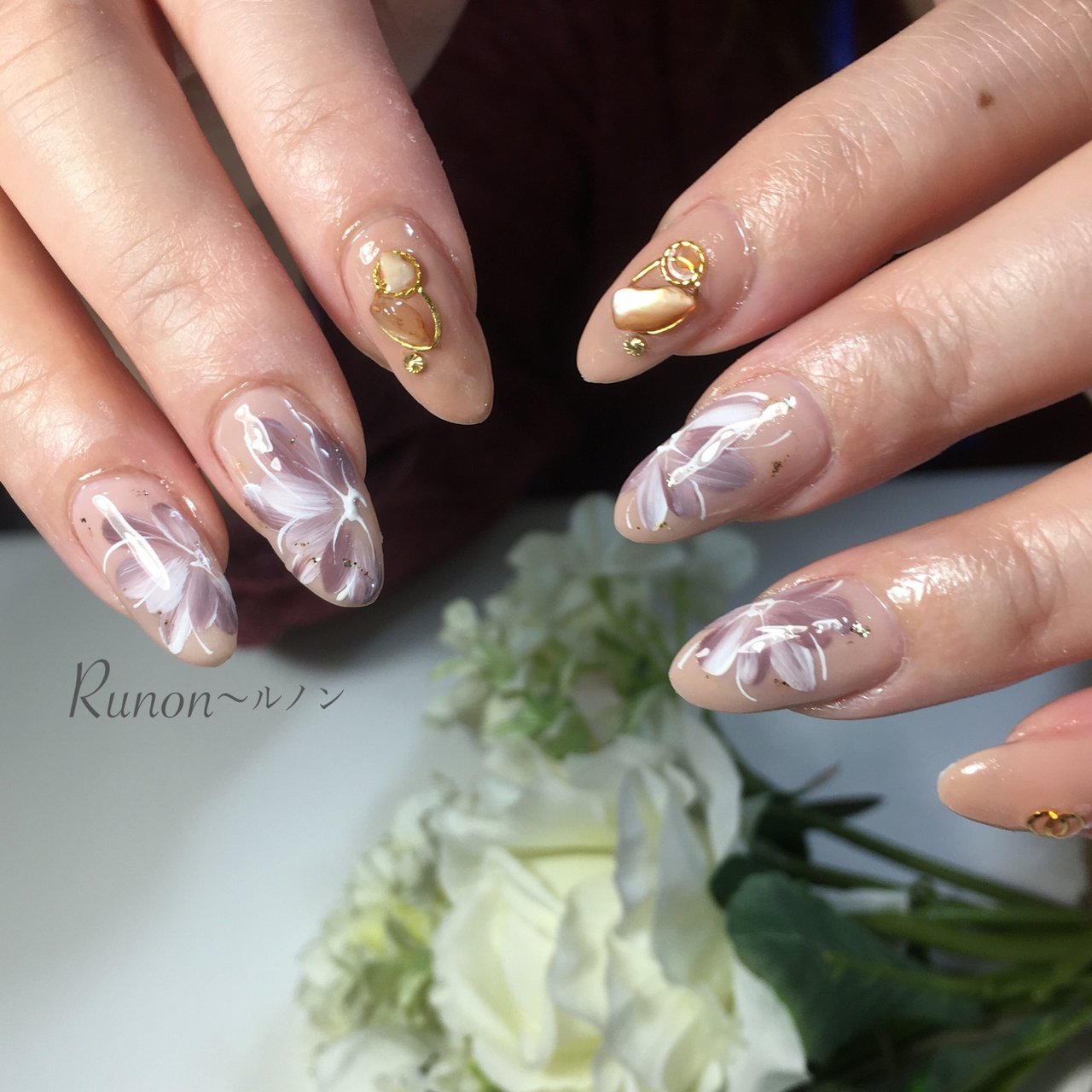 春 オールシーズン パーティー 女子会 ハンド Runonのネイルデザイン No ネイルブック