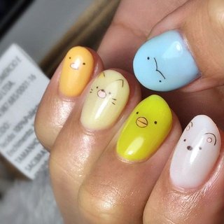 すみっこぐらしのネイルデザイン ネイルブック