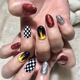 #ハンド#ジェル#ジェルネイル#ハンドネイル#ネイル#アート #ネイルアート #ネイルデザイン #オールシーズン #プライベートサロン #ネイルサロン#ネイルブック掲載店#豊橋 #豊橋ネイル #豊橋ネイルサロン #豊川 #豊川ネイル #ニュアンスネイル #ニュアンス #オトナネイル #シンプル #レッド#シルバー#市松模様#ラメ#メタリック #和柄#ファイヤーネイル #オールシーズン #ライブ #デート #女子会 #ハンド #ラメ #ワンカラー #アンティーク #痛ネイル #千鳥柄 #ミディアム #レッド #ブラック #シルバー #ジェルネイル #お客様 #AR BY NAIL #ネイルブック