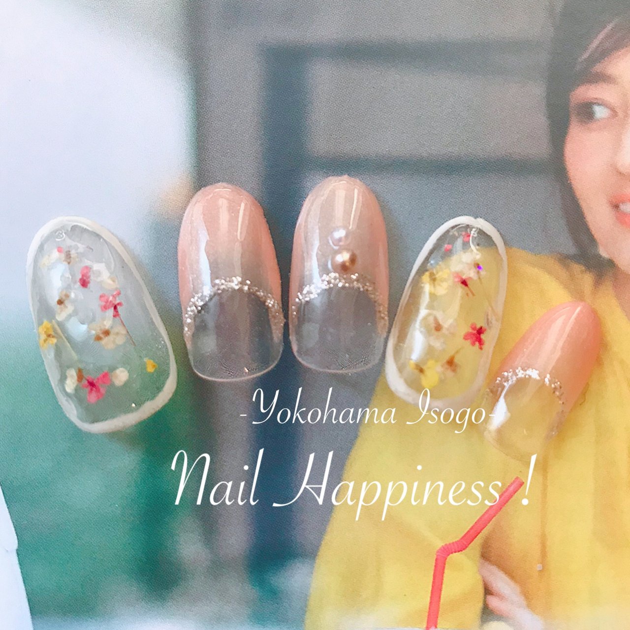 春 夏 パーティー 女子会 フレンチ Nail Happiness ネイルハピネス ささきまきのネイルデザイン No 5209103 ネイル ブック