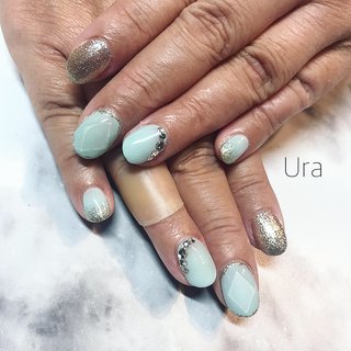 おすすめ順 ターコイズ 宝石風ネイルのネイルデザイン ネイルブック