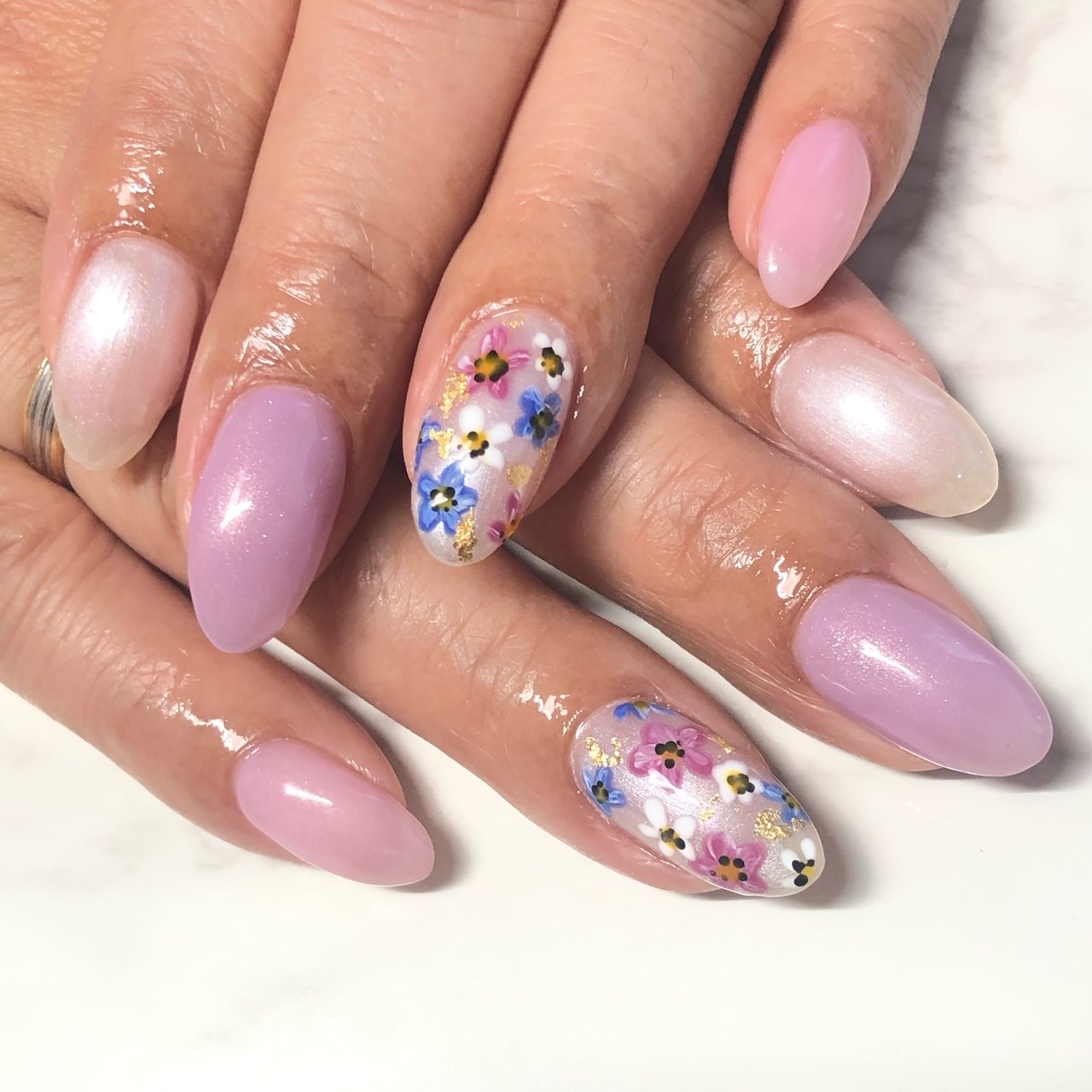 春 卒業式 入学式 オフィス ハンド モゾ近く 北名古屋 A Nailのネイルデザイン No ネイルブック