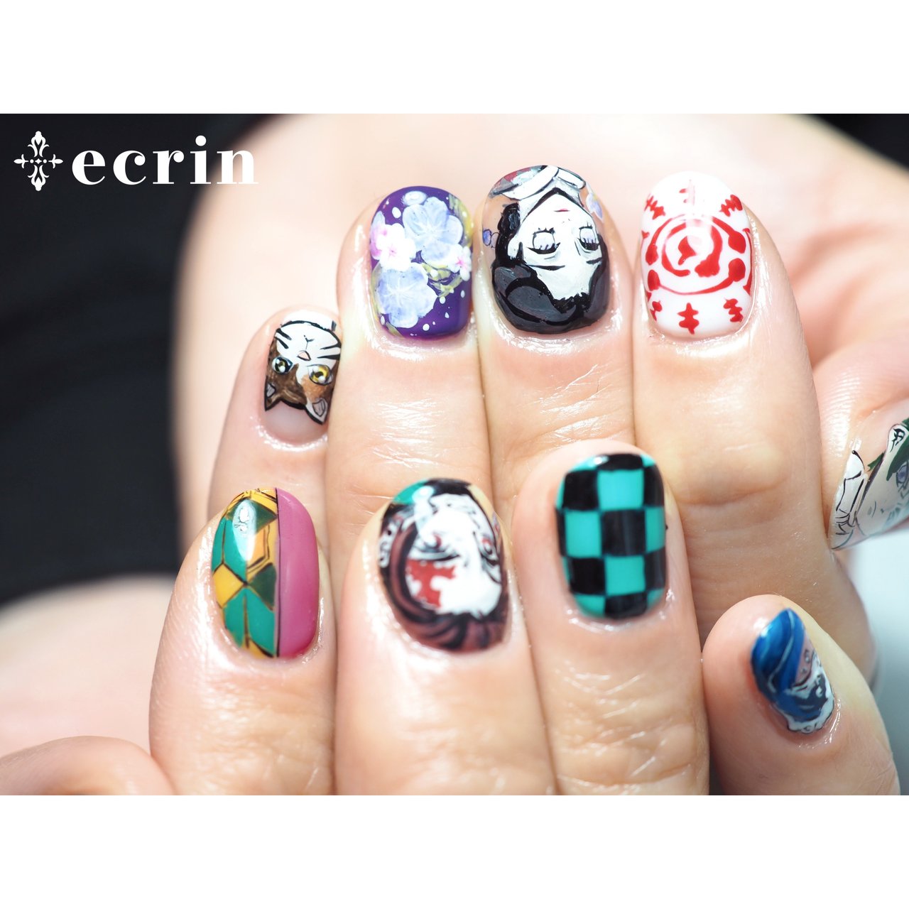 オールシーズン 女子会 ハンド 痛ネイル 和 Private Nailsalon Ecrin のネイルデザイン No ネイルブック