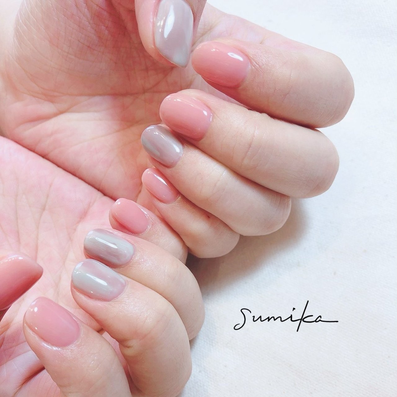 春 夏 オールシーズン 女子会 ハンド Nail Salon Sumikaのネイルデザイン No ネイルブック