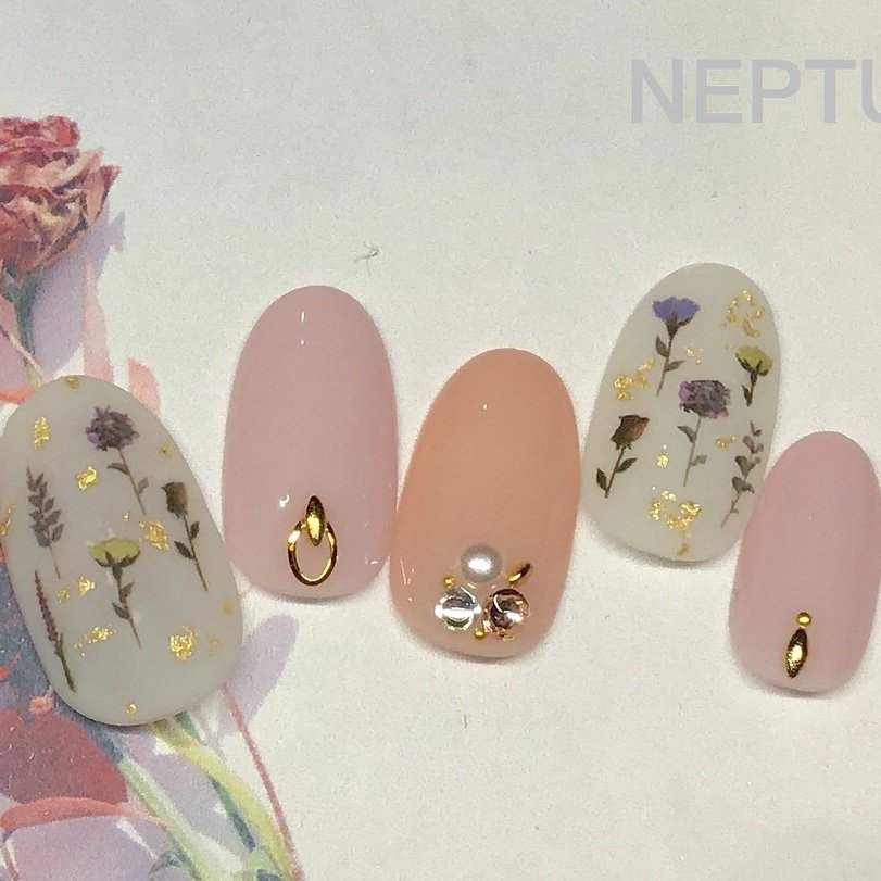 オールシーズン オフィス ハンド ワンカラー ピンク Salon Neptuneのネイルデザイン No ネイルブック