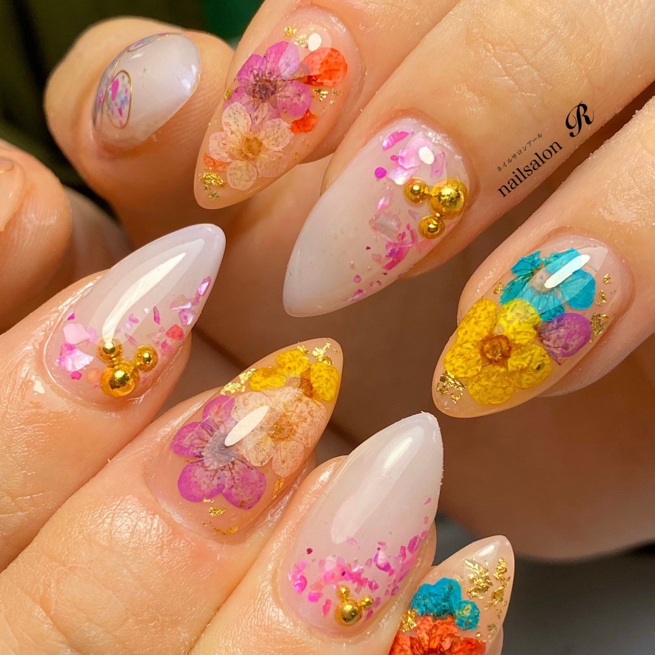 春 夏 旅行 女子会 ハンド Nailsalon R 大垣店のネイルデザイン No 5216803 ネイルブック