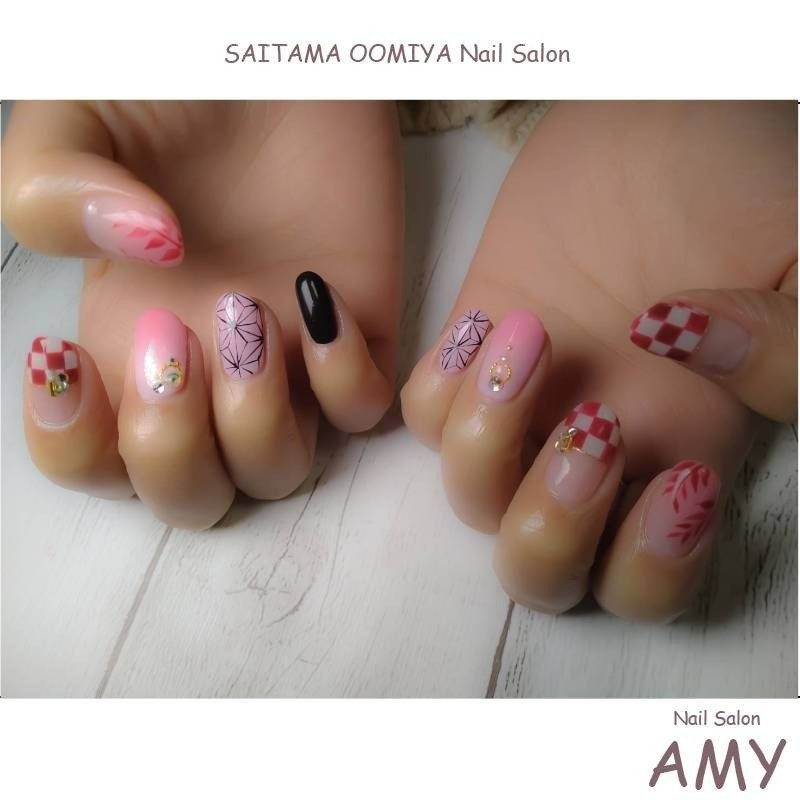 オールシーズン ハロウィン パーティー ハンド グラデーション Nail Salon Amy 大宮店のネイルデザイン No ネイル ブック