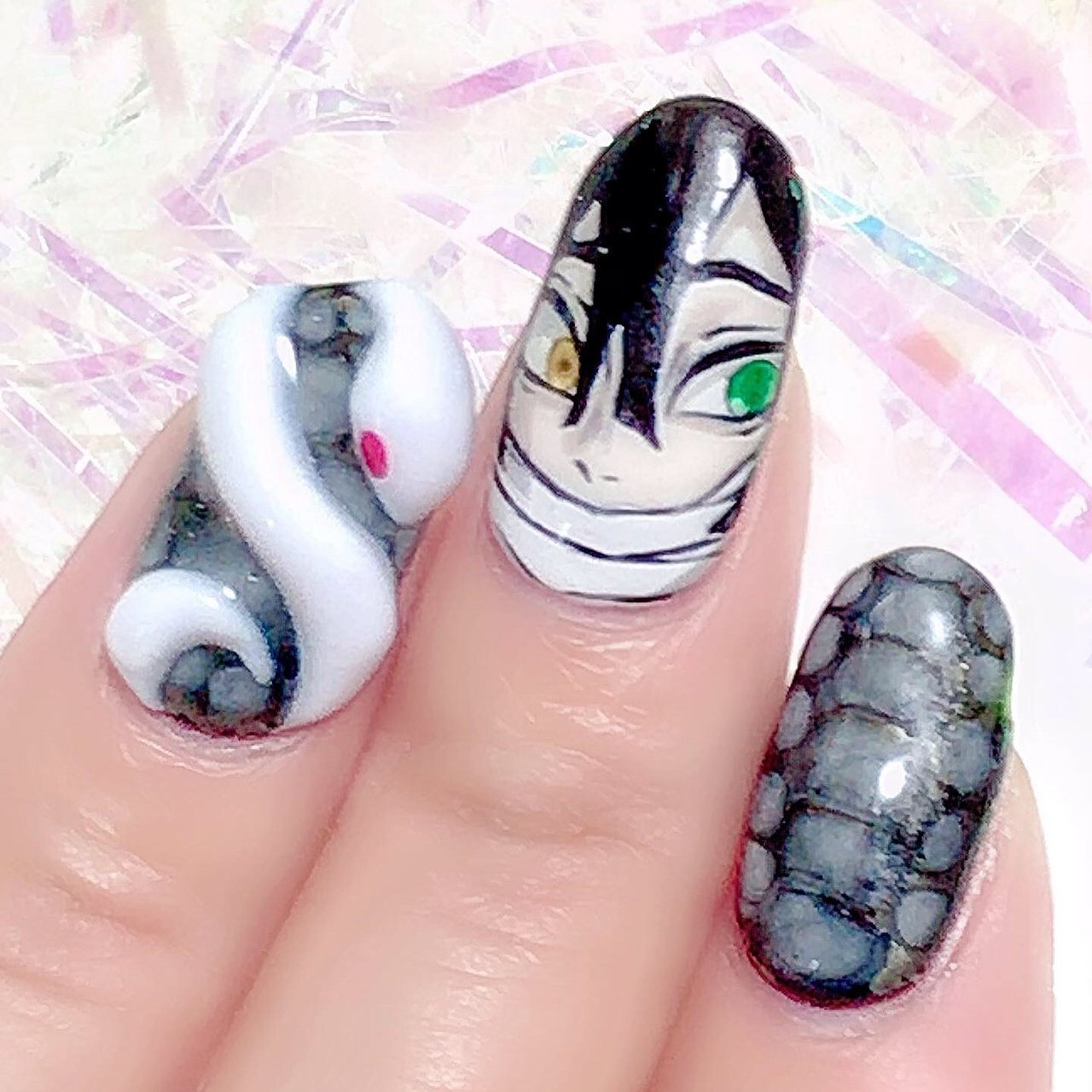 オールシーズン ライブ 女子会 ハンド ホログラム Kyara Nailのネイルデザイン No ネイルブック