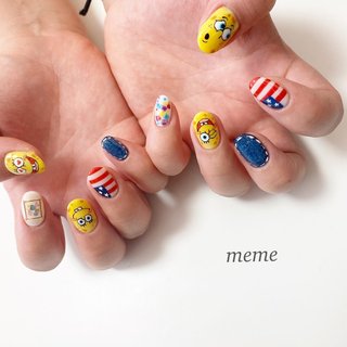 スポンジボブのネイルデザイン 2ページ目 ネイルブック