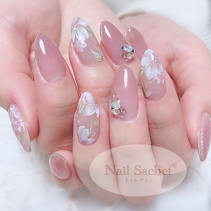 春 オールシーズン オフィス パーティー フレンチ 東京nailsachet ネイルサシェのネイルデザイン No ネイルブック