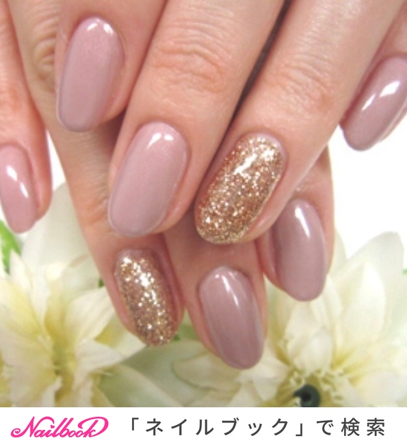 ネイルデザイン オールシーズン/オフィス/ハンド/シンプル/ラメ - FAST NAIL【ファスト