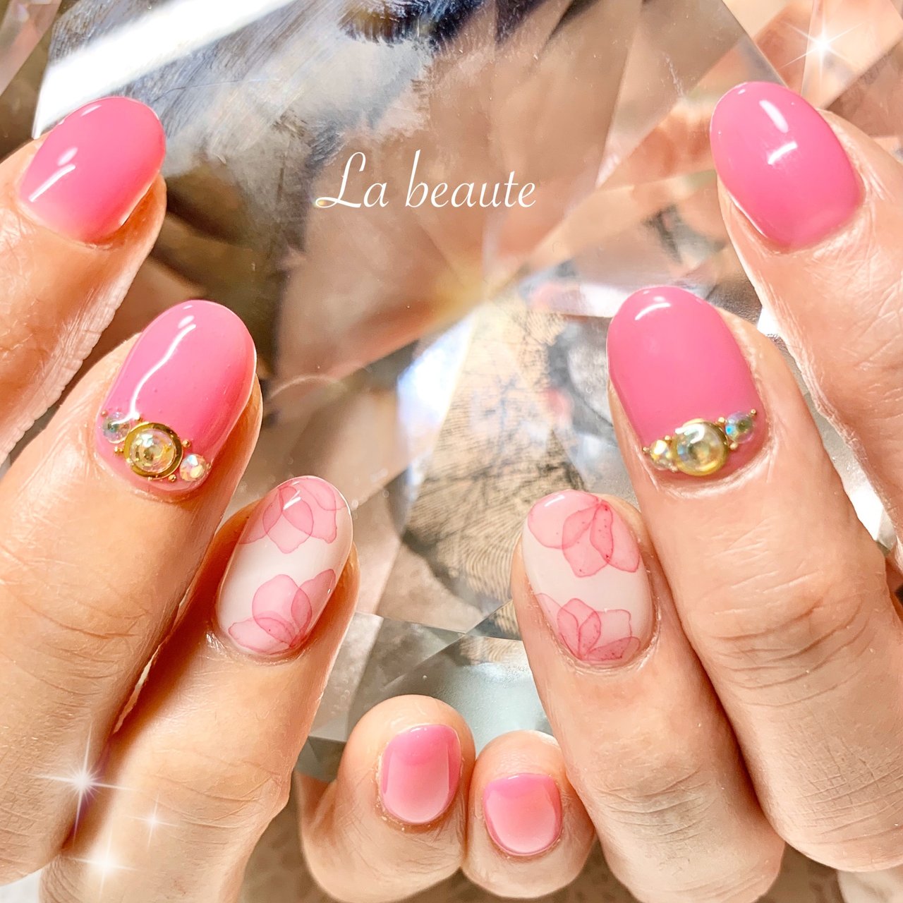 春 夏 オフィス デート シンプル ｌa Beaute ラ ボーテ のネイルデザイン No ネイルブック