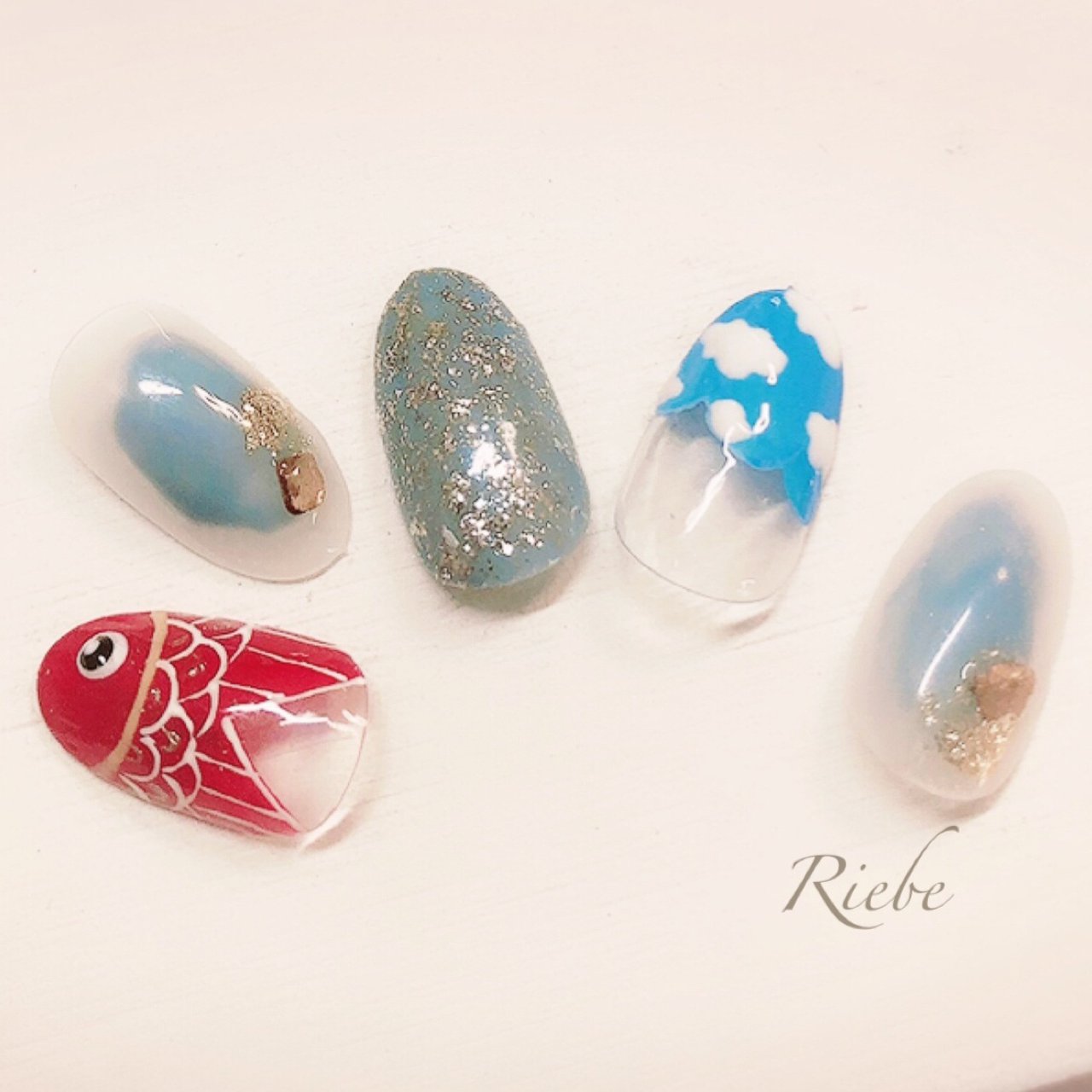 春 入学式 浴衣 オフィス ハンド Nail Salon Riebe リーヴェ のネイルデザイン No ネイルブック