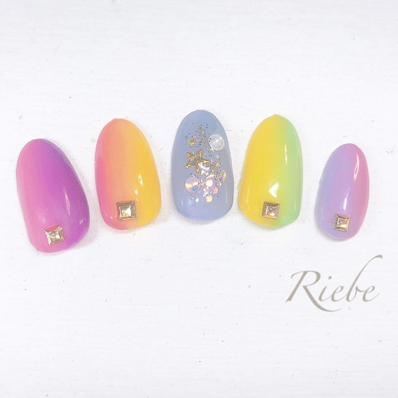 春 入学式 梅雨 七夕 ハンド Private Nail Salon Riebe リーヴェ のネイルデザイン No ネイルブック