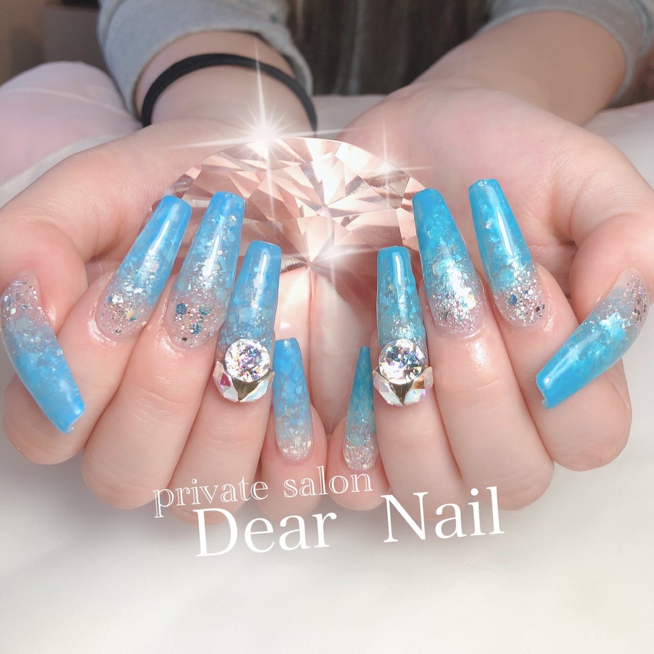 春 夏 リゾート ハンド グラデーション Dearnail39のネイルデザイン No ネイルブック