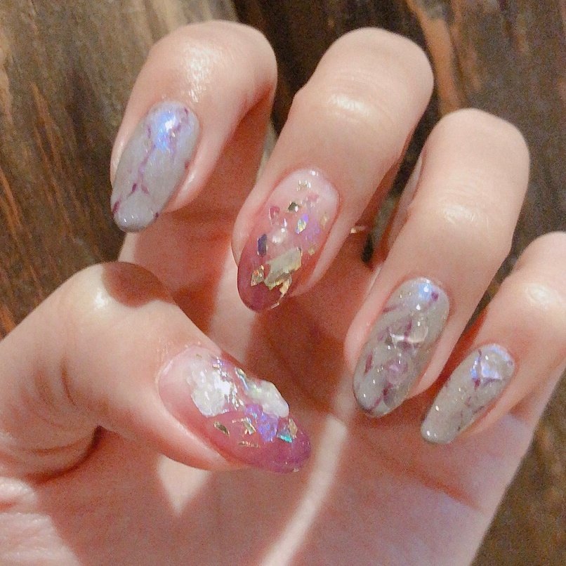 夏 秋 ハンド ミディアム ジェル ちゃんのネイルデザイン No ネイルブック