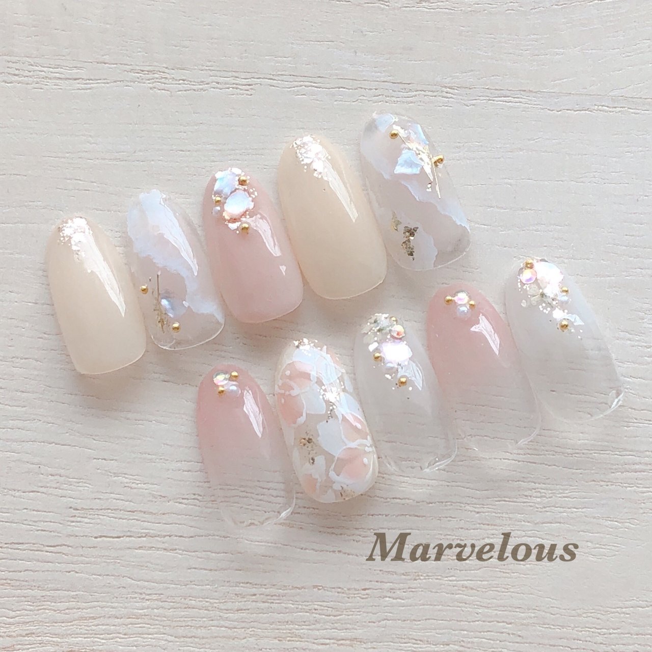 冬 オールシーズン オフィス ブライダル ハンド 原田涼子 ｍarvelous大宮東口店 のネイルデザイン No ネイルブック