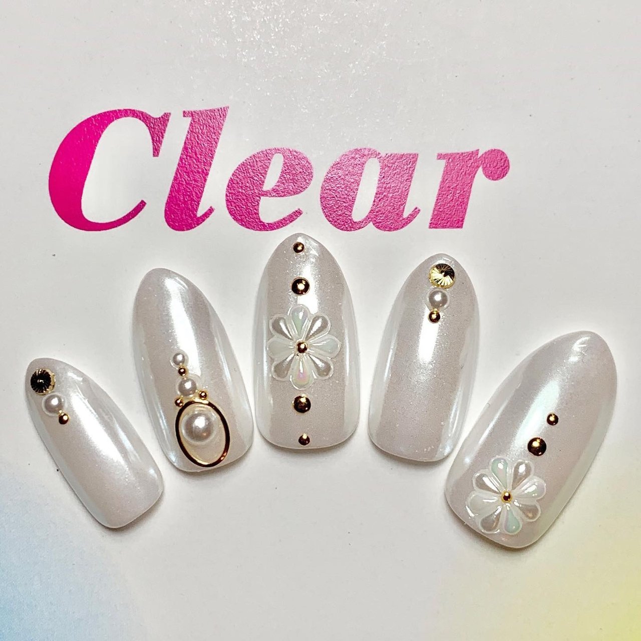 春 夏 オールシーズン オフィス ハンド ネイルサロンclearのネイルデザイン No ネイルブック