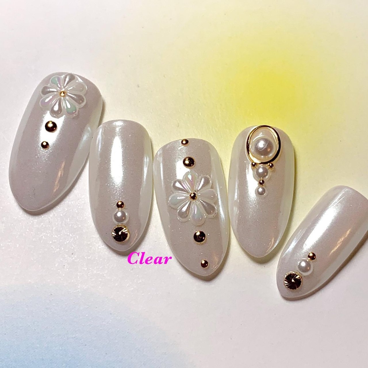 春 夏 オールシーズン オフィス ハンド ネイルサロンclearのネイルデザイン No ネイルブック