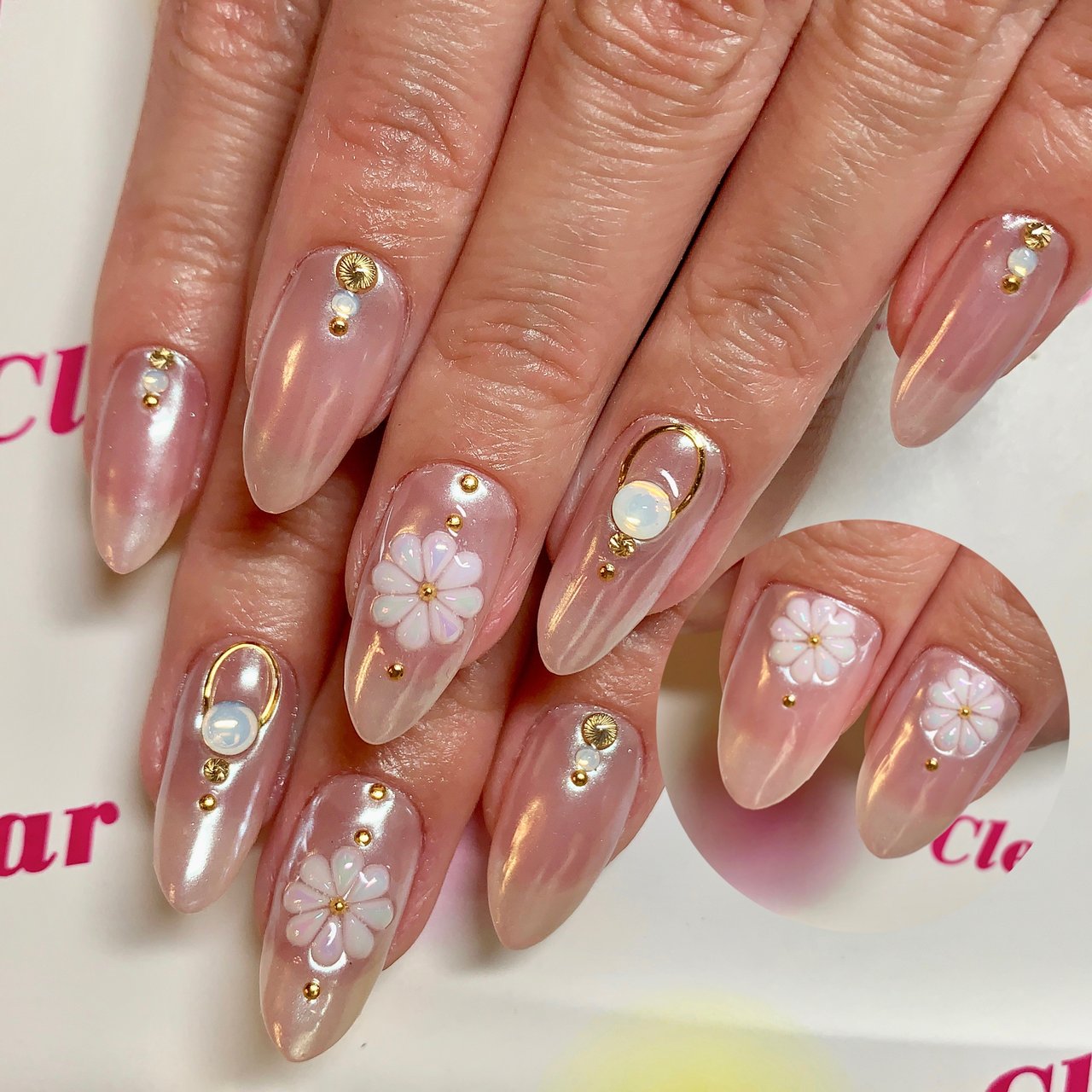 春 夏 オールシーズン オフィス ハンド ネイルサロンclearのネイルデザイン No ネイルブック