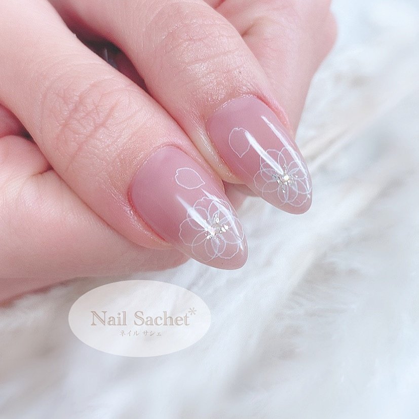 春 オールシーズン オフィス シンプル ワンカラー Nailsachet ネイルサシェのネイルデザイン No ネイルブック